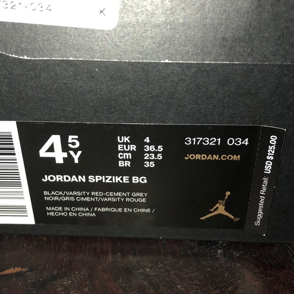 Jordan Spizike bg shoes - Picture 4 of 6